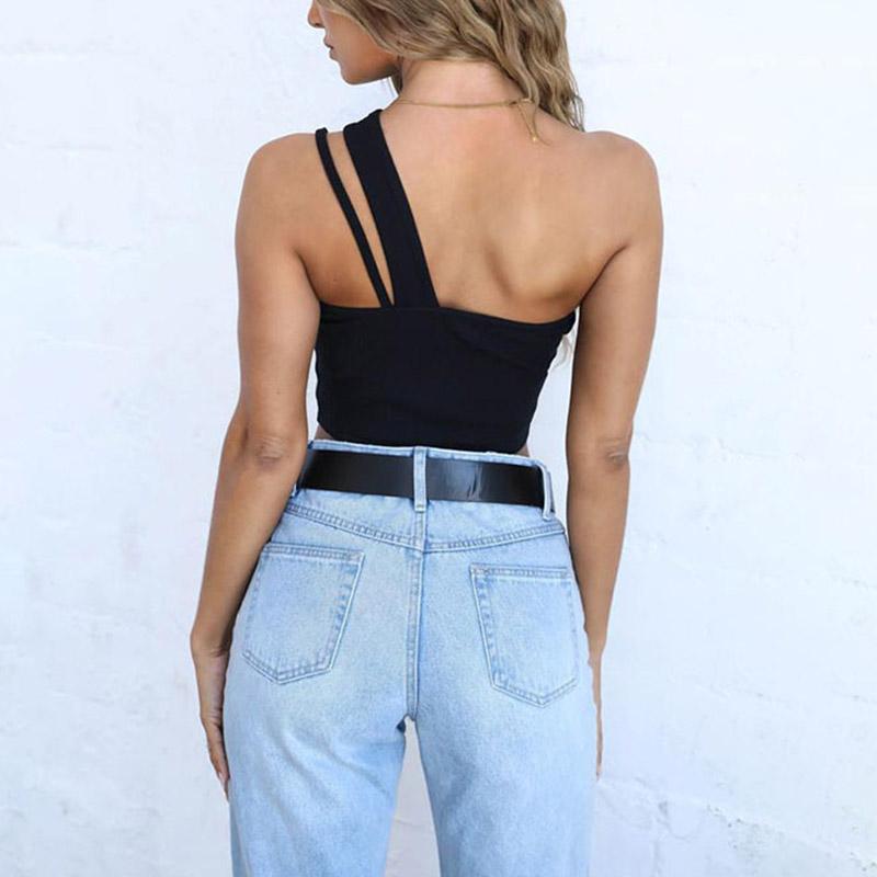 Glamaker™ - One-Shoulder Drawstring Sexy Crop Top for Women