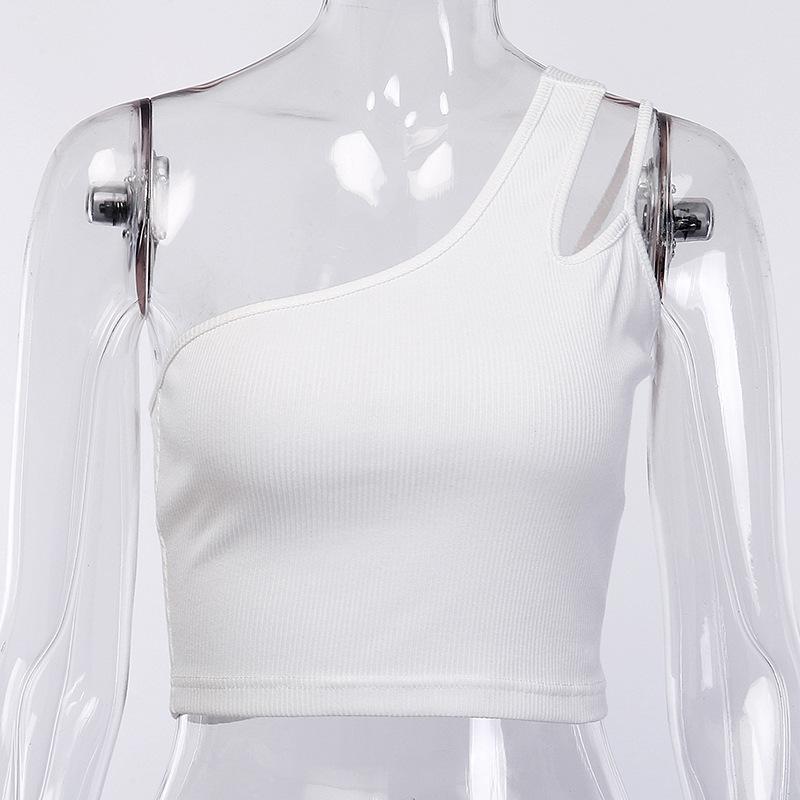 Glamaker™ - One-Shoulder Drawstring Sexy Crop Top for Women