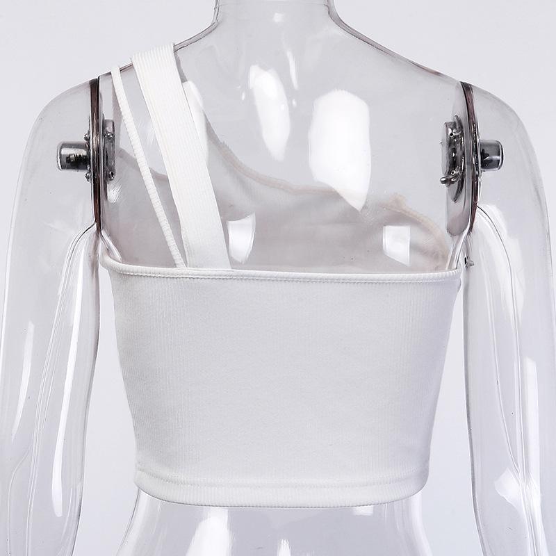 Glamaker™ - One-Shoulder Drawstring Sexy Crop Top for Women