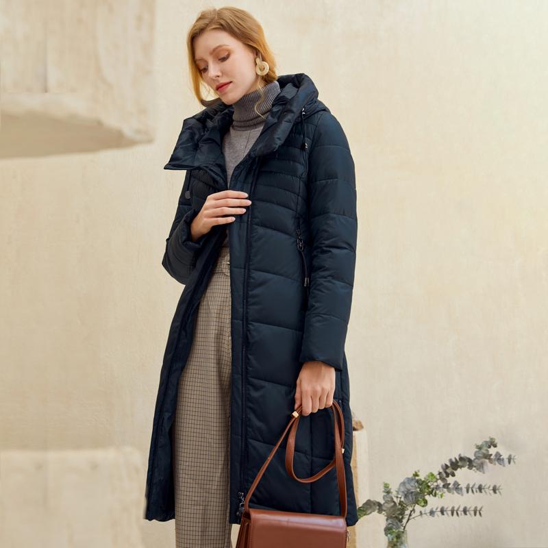 Ivory Ember™ - Warm Women Jacket With Elegant Parkas
