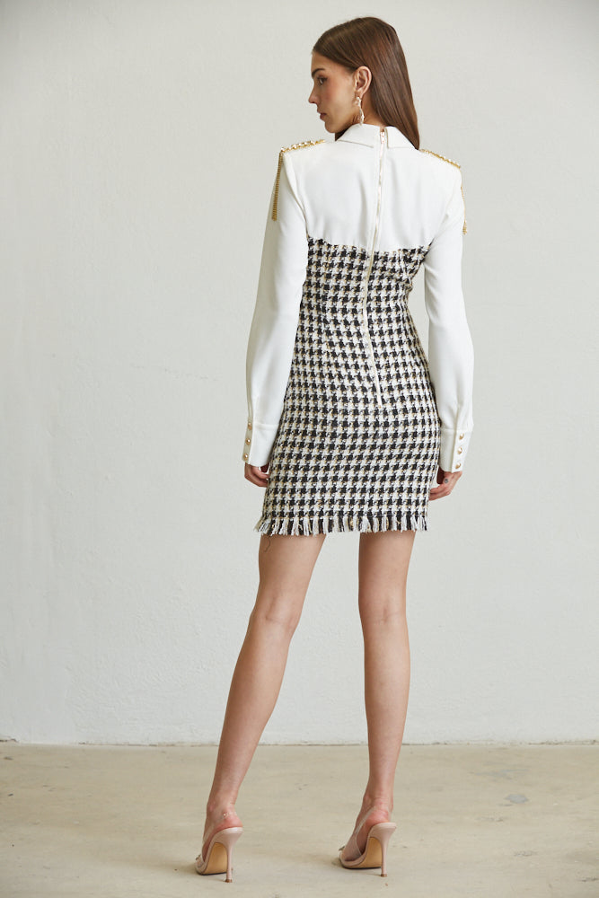 Lumière Luxe™ - Women's Jasmine Dress – Classic Elegance with a Modern Twist
