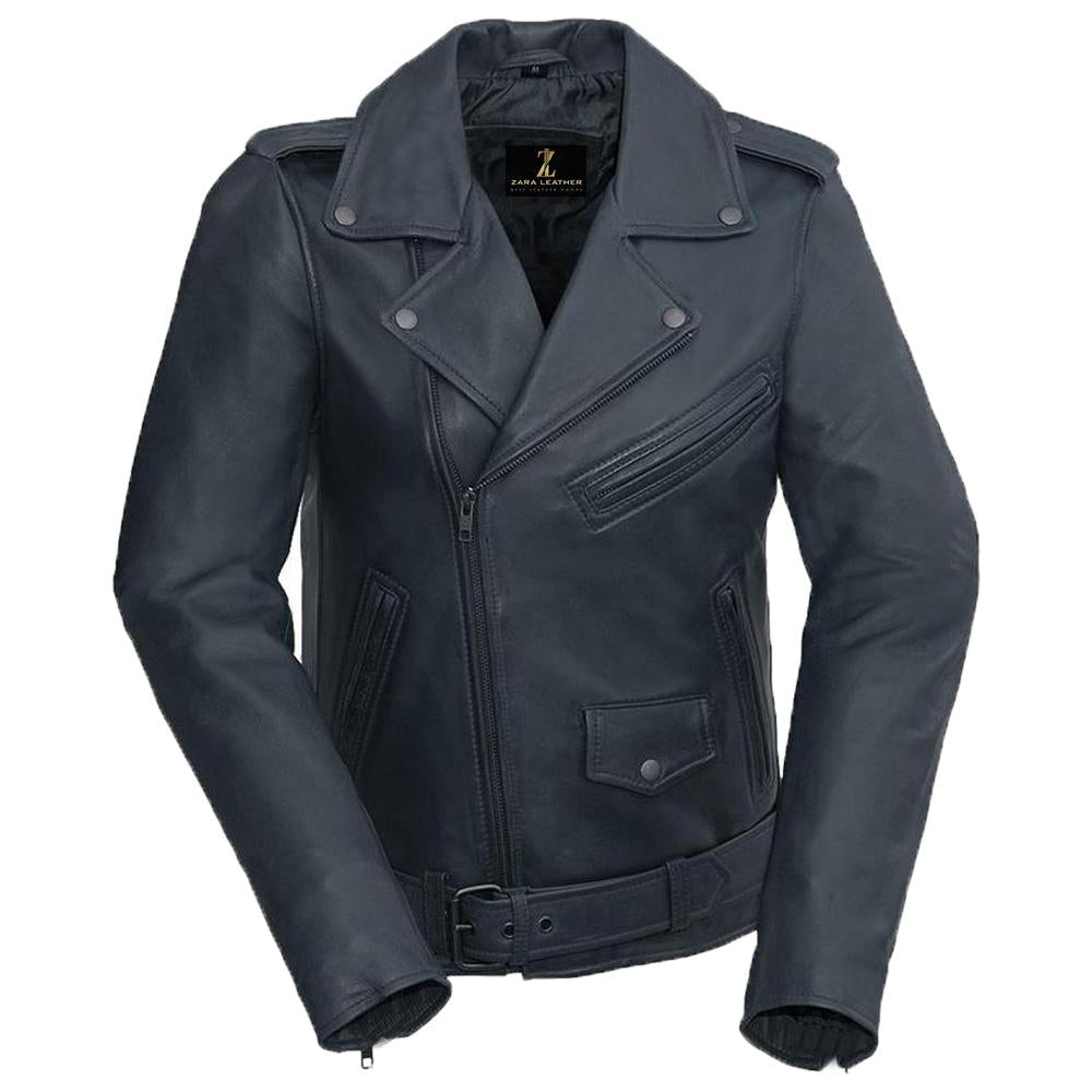 Eclipse Leather™ - Brando Women's Premium 100% Cowhide Leather Jacket