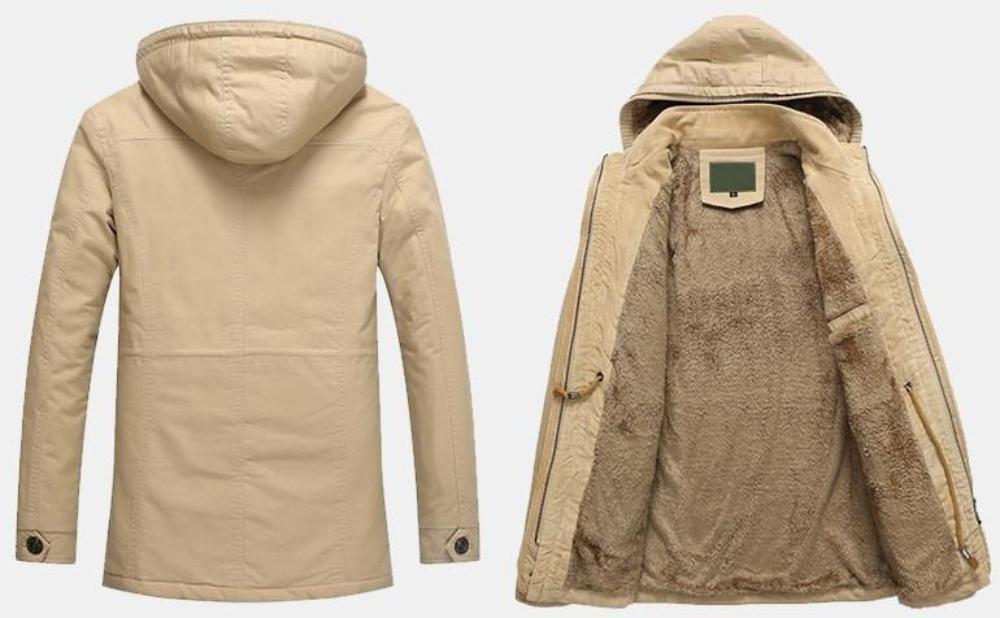 AlphaTrek™ - Mens Hooded Military Style Coat