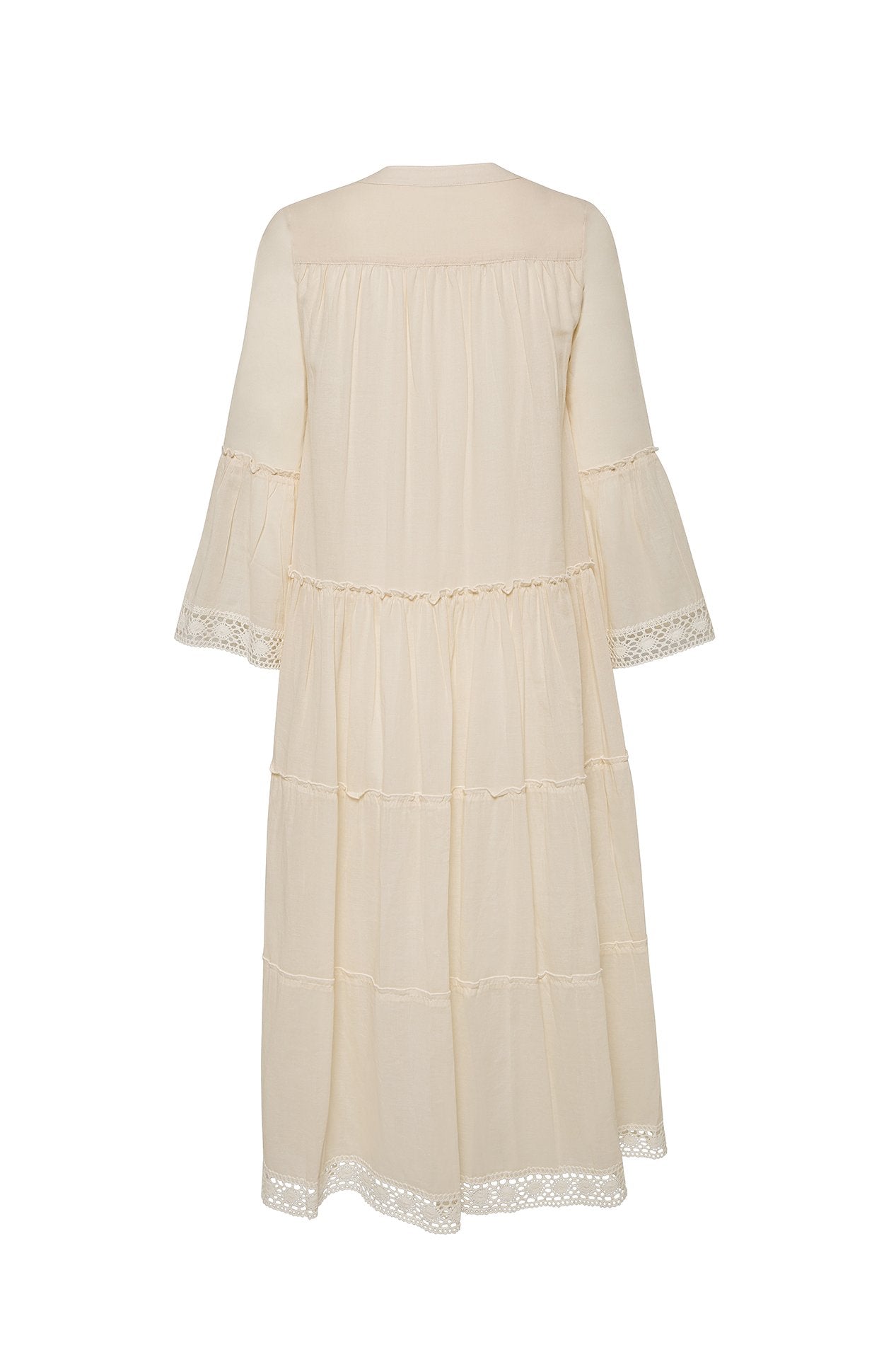 EleganceFlow™ - Women's Natural Mika Maxi Dress