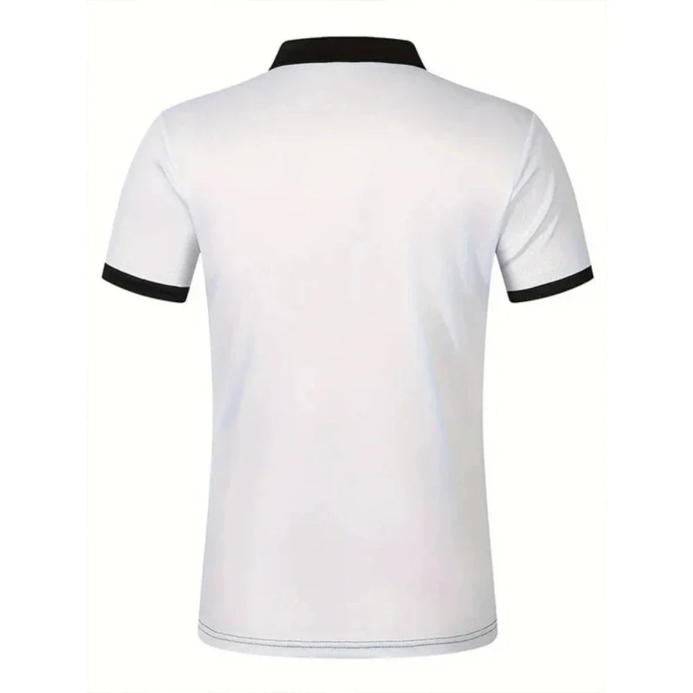 Hawke & Griffin™ - Men’s Casual Stripe Short Sleeve Polo Shirt