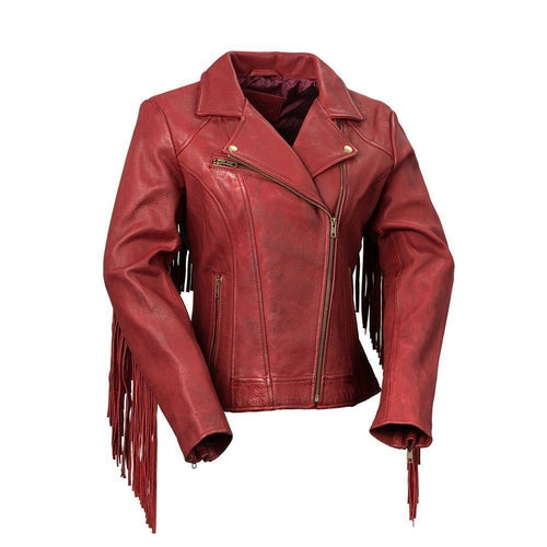 Rodeo Rebel™ - Daisy Women's Premium 100% Cowhide Leather Jacket