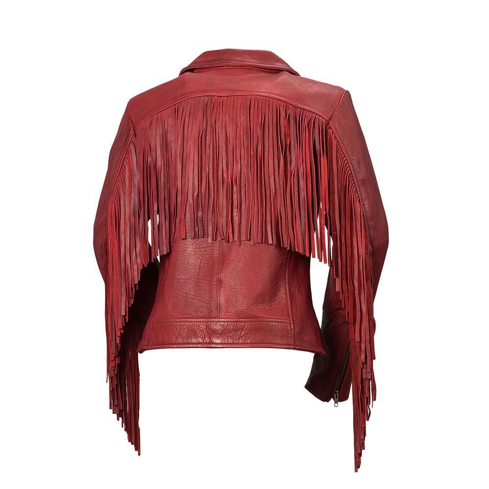 Rodeo Rebel™ - Daisy Women's Premium 100% Cowhide Leather Jacket