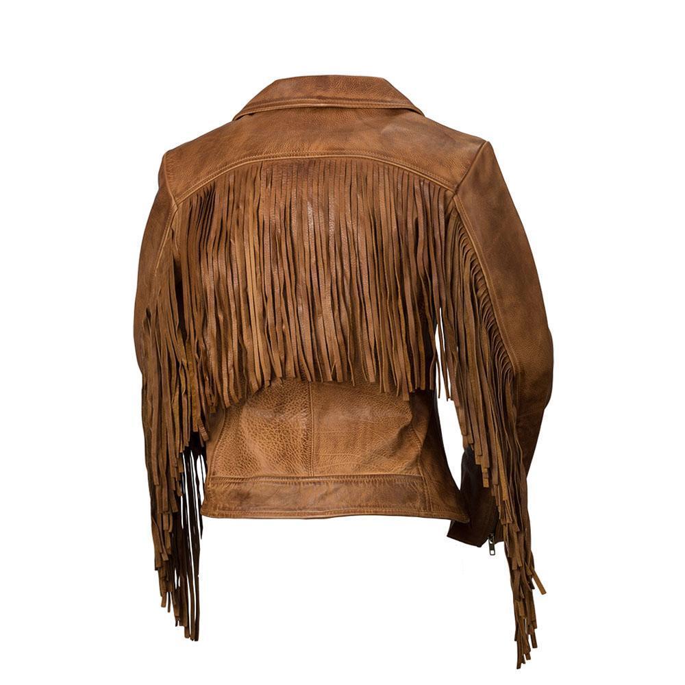 Rodeo Rebel™ - Daisy Women's Premium 100% Cowhide Leather Jacket