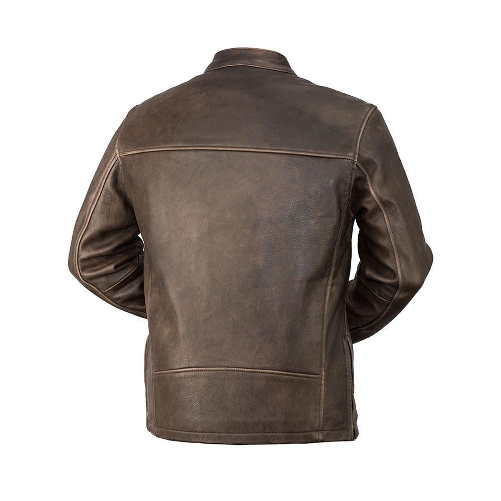 Ironwood Leatherworks™ - Men's Maine Leather Jacket – 100% Genuine Cowhide