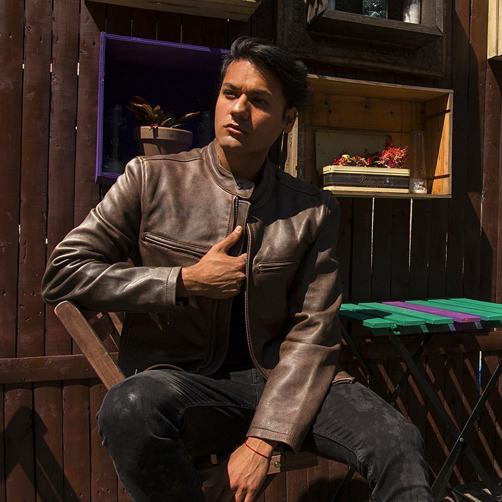 Ironwood Leatherworks™ - Men's Maine Leather Jacket – 100% Genuine Cowhide