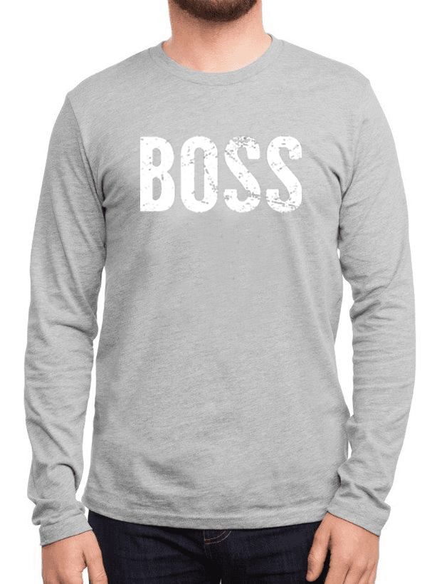 Boss™ - Long Sleeve Melange T-Shirt