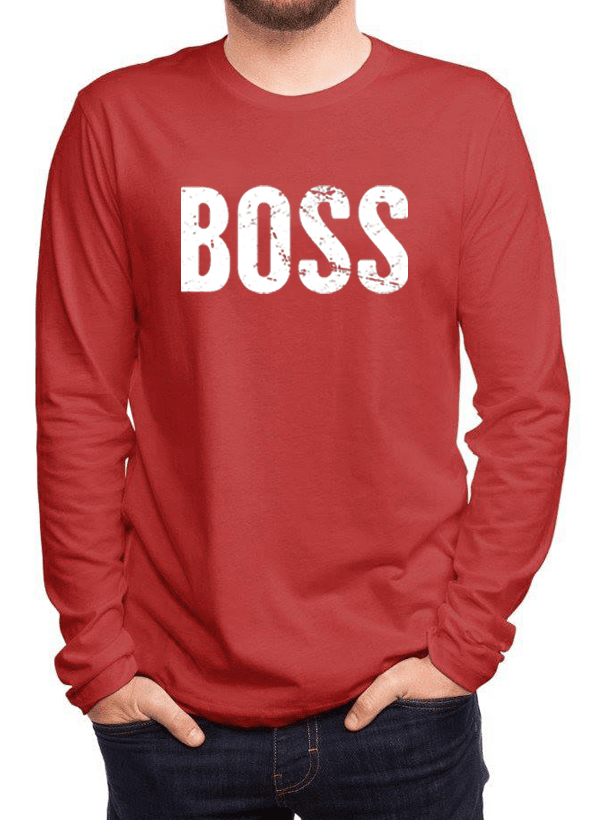 Boss™ - Long Sleeve Melange T-Shirt
