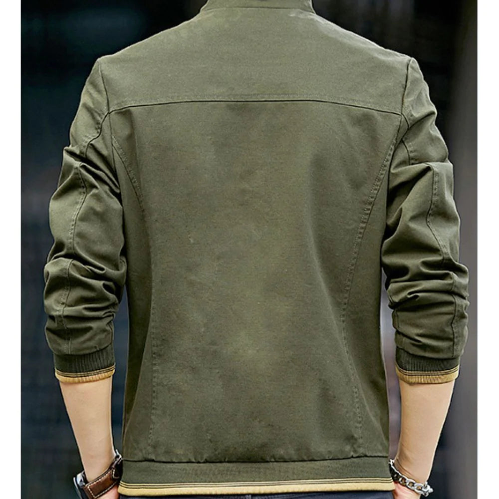 UrbanFade™ - Men’s Stand Collar Zipped Up Jacket