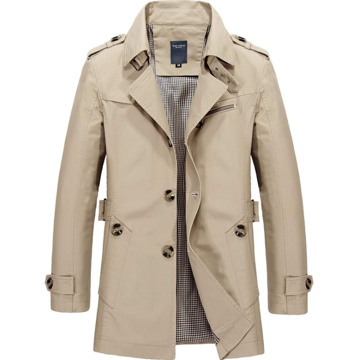 Regal Thread™ - Men’s Classic Everyday Comfort Trench Coat