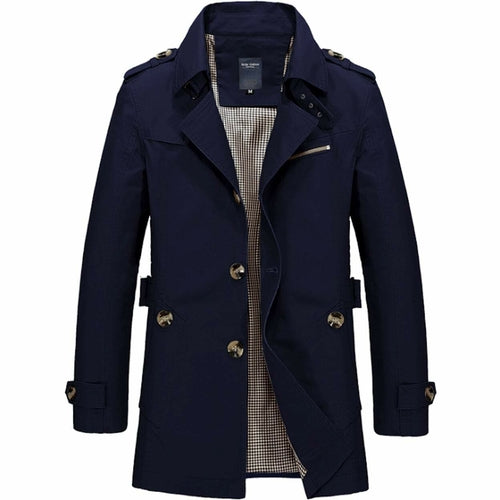 Regal Thread™ - Men’s Classic Everyday Comfort Trench Coat