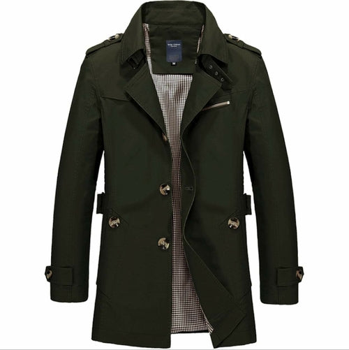 Regal Thread™ - Men’s Classic Everyday Comfort Trench Coat