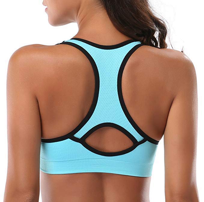 ActiveAura™ - Women’s Stylish Racerback Athletic Sports Bra