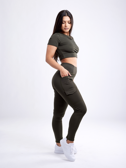 ActiveAura™ - Short-Sleeve Crop Top