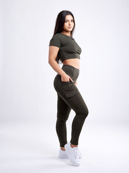 ActiveAura™ - Short-Sleeve Crop Top