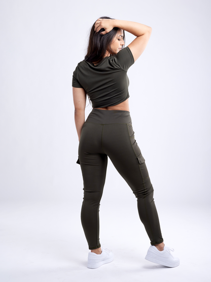 ActiveAura™ - Short-Sleeve Crop Top