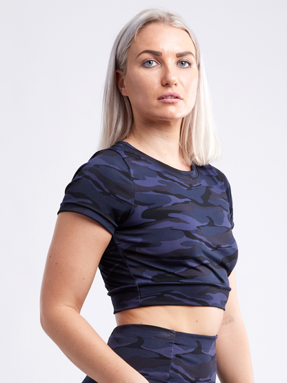 ActiveAura™ - Short-Sleeve Crop Top