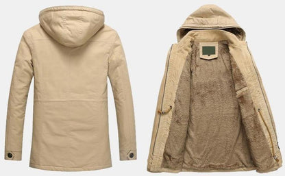 AlphaTrek™ - Mens Hooded Military Style Coat