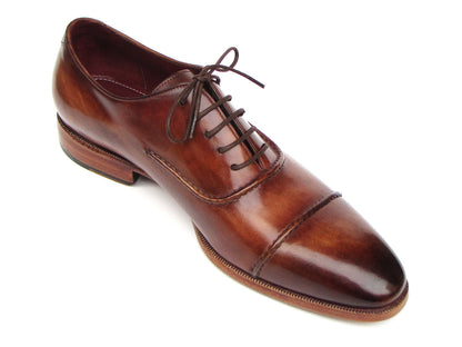 Paul Parkman™ - Men's Dark Brown Leather Captoe Oxford Shoes