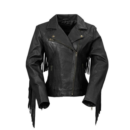 Rodeo Rebel™ - Daisy Women's Premium 100% Cowhide Leather Jacket