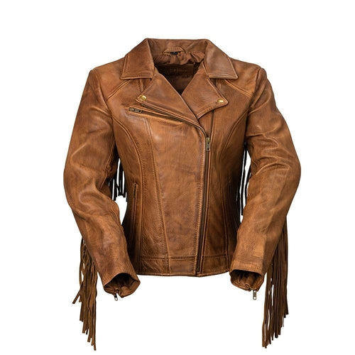 Rodeo Rebel™ - Daisy Women's Premium 100% Cowhide Leather Jacket