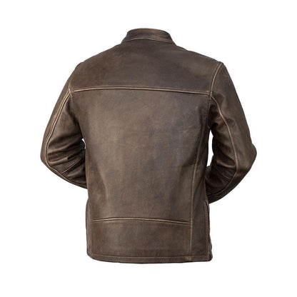Ironwood Leatherworks™ - Men's Maine Leather Jacket – 100% Genuine Cowhide