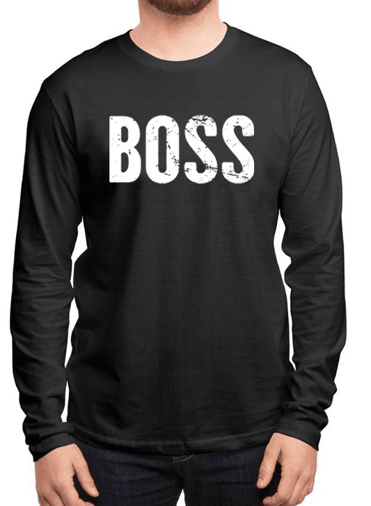 Boss™ - Long Sleeve Melange T-Shirt