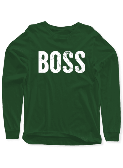 Boss™ - Long Sleeve Melange T-Shirt