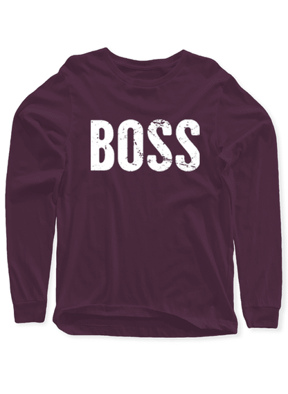 Boss™ - Long Sleeve Melange T-Shirt