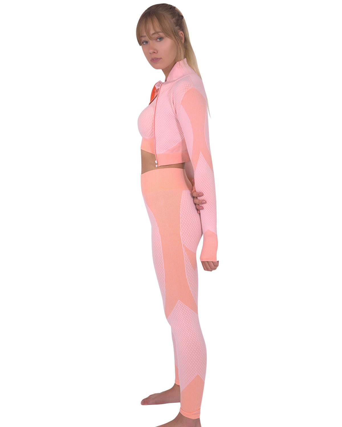 Lauma Active™ - Women's Trois Seamless Sports Jacket - Pink