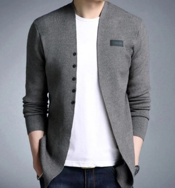 Elysian Tailor™ - Mens Slim Fit Blazer with Button Design