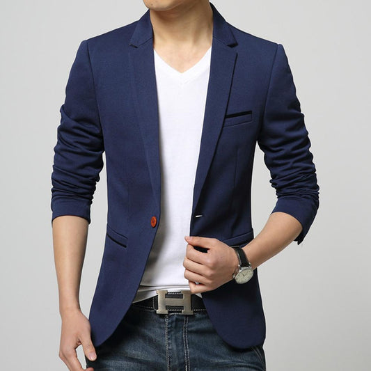 Elysian Tailor™ - Men’s One Button Slim Fit Blazer