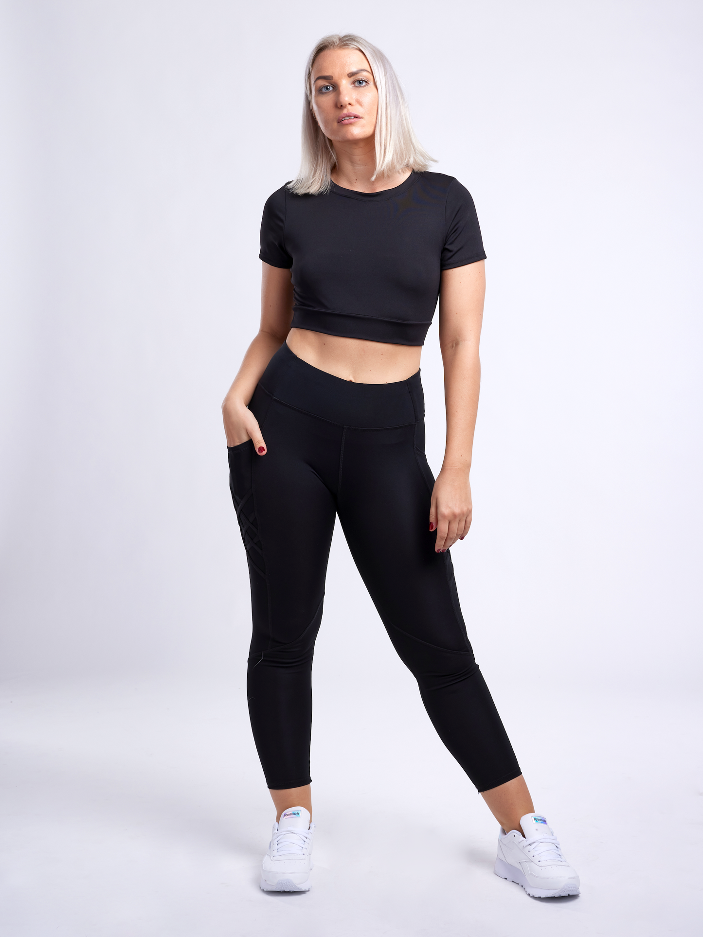 ActiveAura™ - Short-Sleeve Crop Top