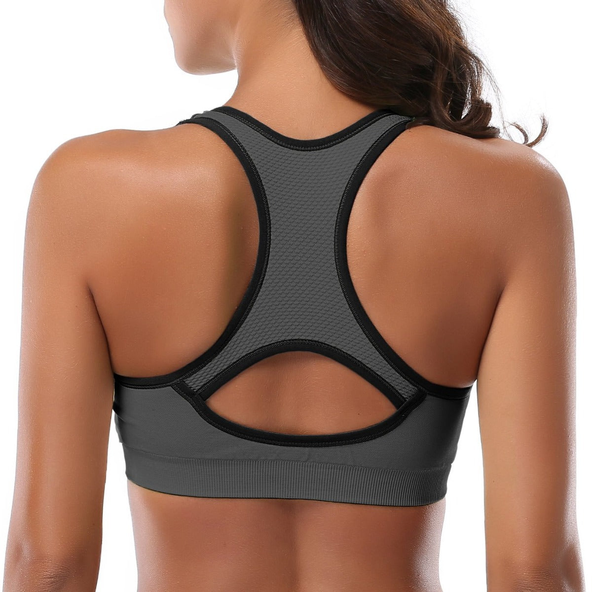 ActiveAura™ - Women’s Stylish Racerback Athletic Sports Bra
