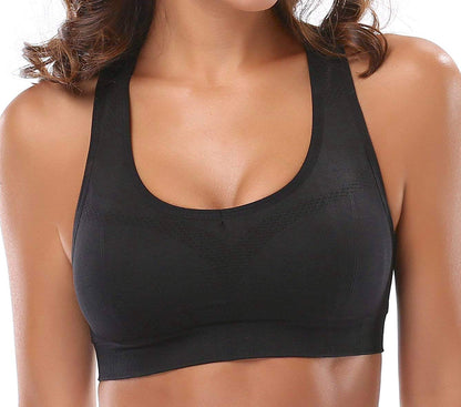 ActiveAura™ - Women’s Stylish Racerback Athletic Sports Bra