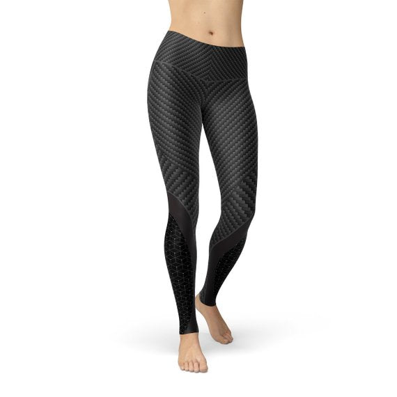 VitalFlow™ - Women's Carbon Fiber Sports Leggings