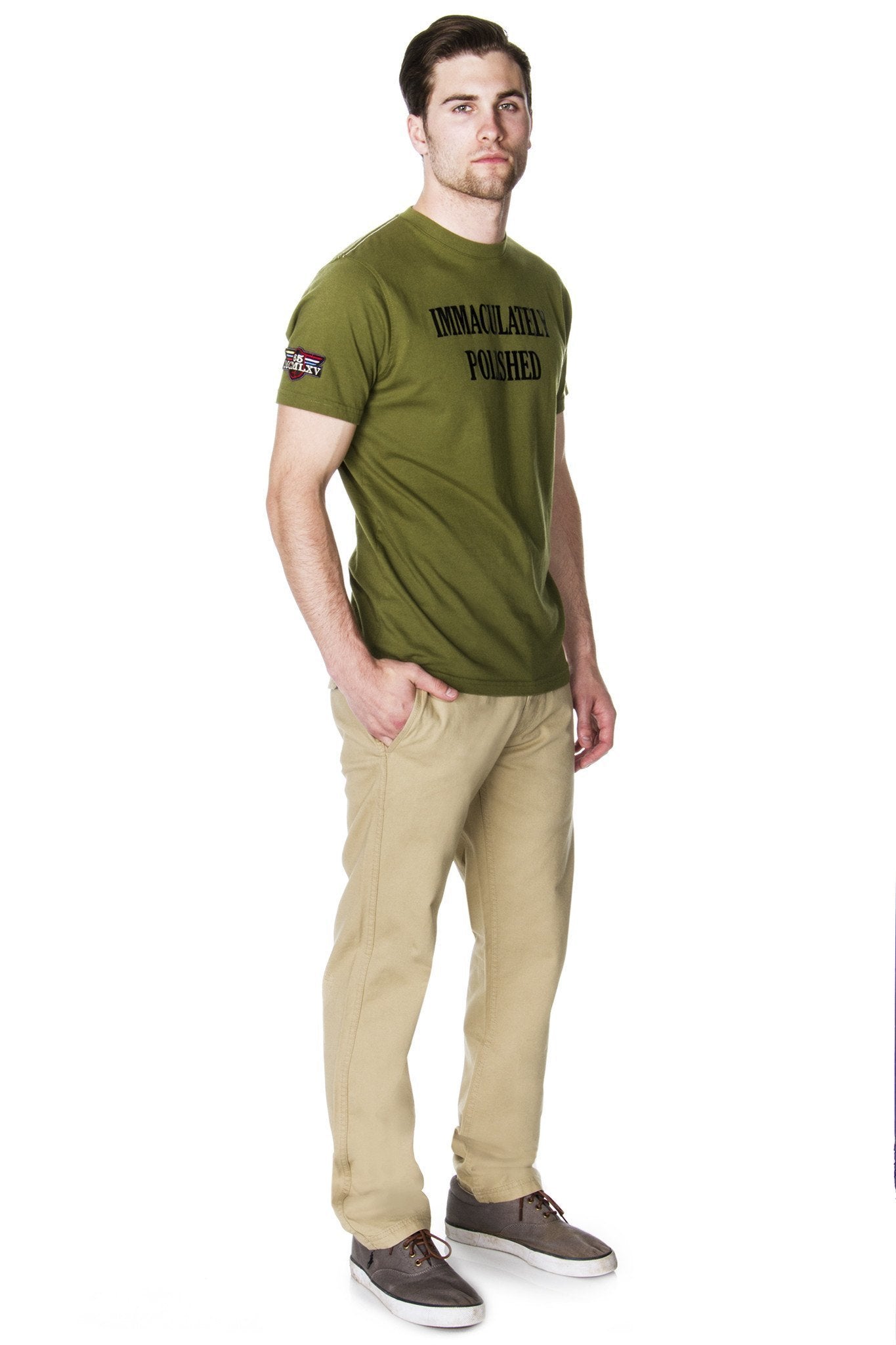 IndigoCraft™ - Men's Slim Fit Khaki Chino Pants