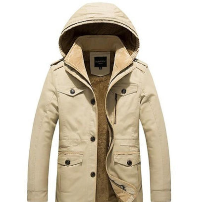 AlphaTrek™ - Mens Hooded Military Style Coat