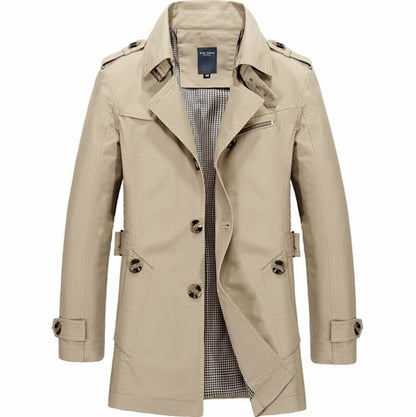 Regal Thread™ - Men’s Classic Everyday Comfort Trench Coat