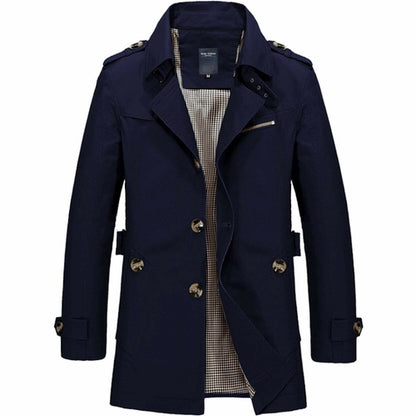 Regal Thread™ - Men’s Classic Everyday Comfort Trench Coat