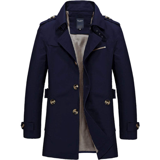 Regal Thread™ - Men’s Classic Everyday Comfort Trench Coat