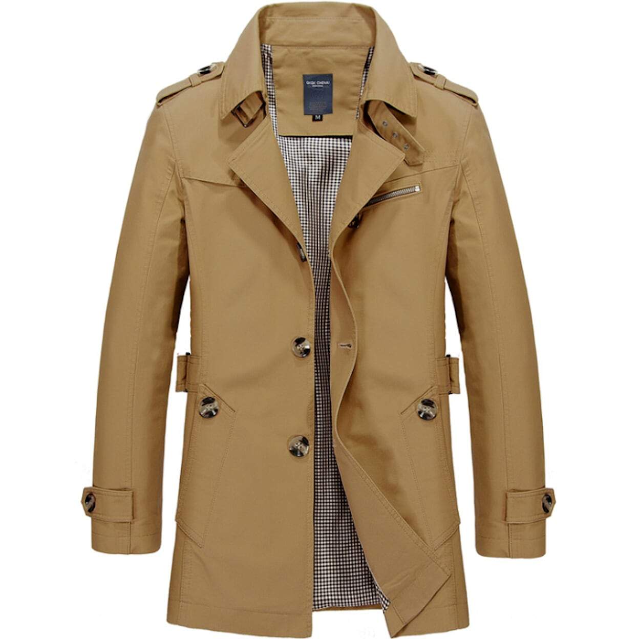Regal Thread™ - Men’s Classic Everyday Comfort Trench Coat