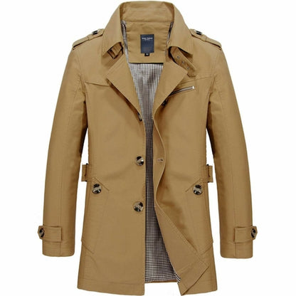 Regal Thread™ - Men’s Classic Everyday Comfort Trench Coat