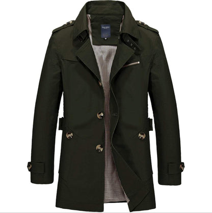 Regal Thread™ - Men’s Classic Everyday Comfort Trench Coat