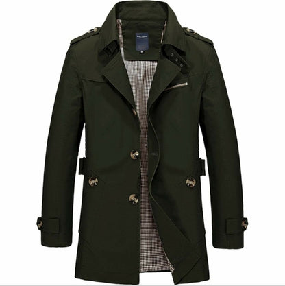Regal Thread™ - Men’s Classic Everyday Comfort Trench Coat